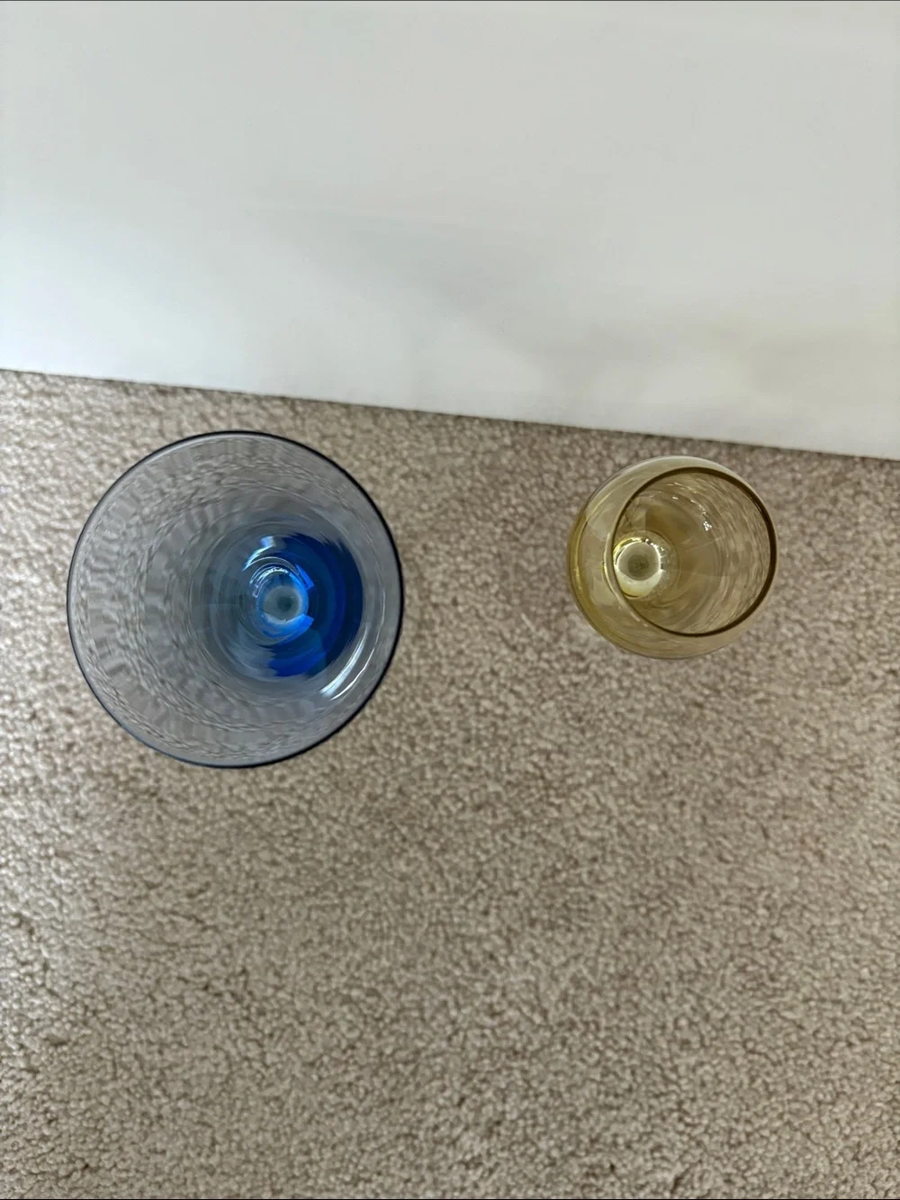 Small decorative glass accents
